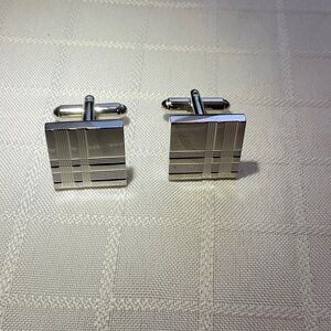 Silver Square Cufflinks